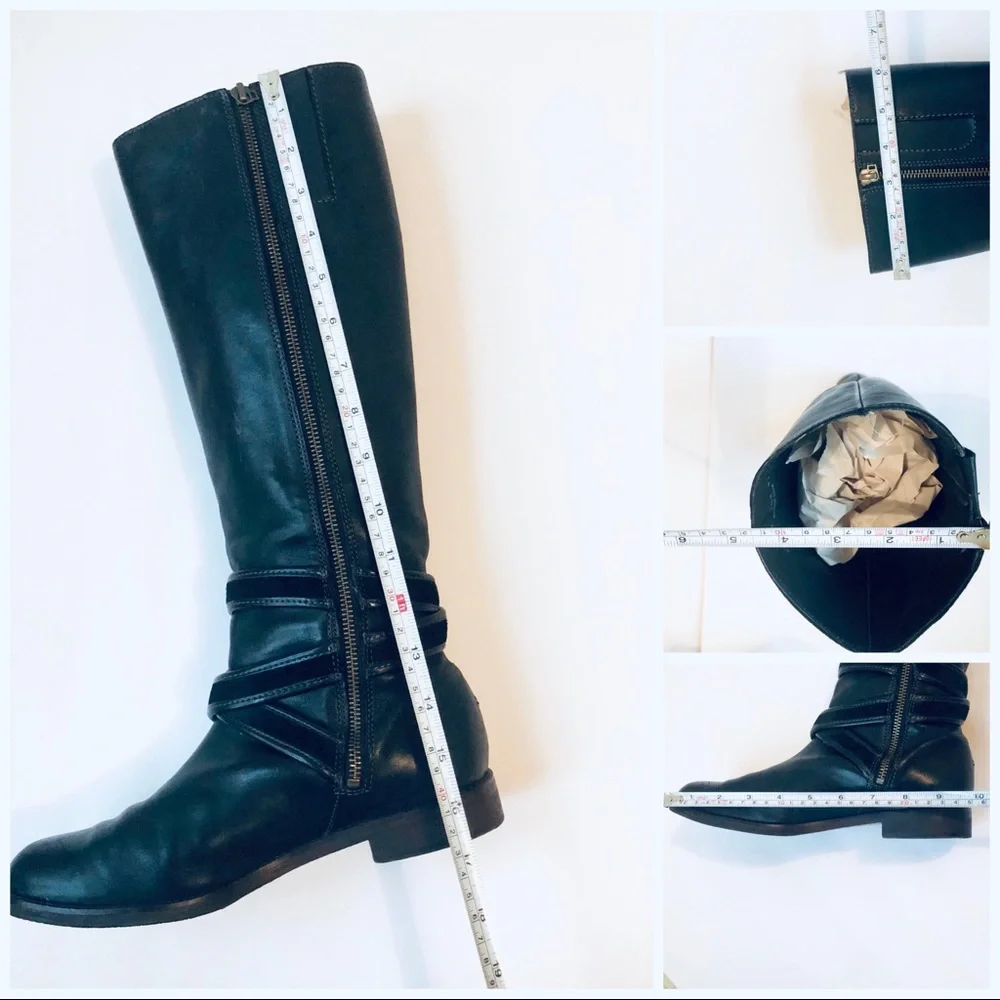Cole Haan Leather Riding Boots